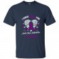 I wear purple for arnold chiari malformation awareness t-shirt