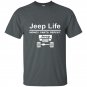 Jeep life money parts repeatt t-shirt