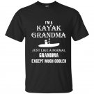Kayak t-shirt kayak grandma is cooler