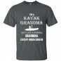 Kayak t-shirt kayak grandma is cooler
