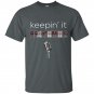 Keepin it brockmire funny plaid baseball t-shirt