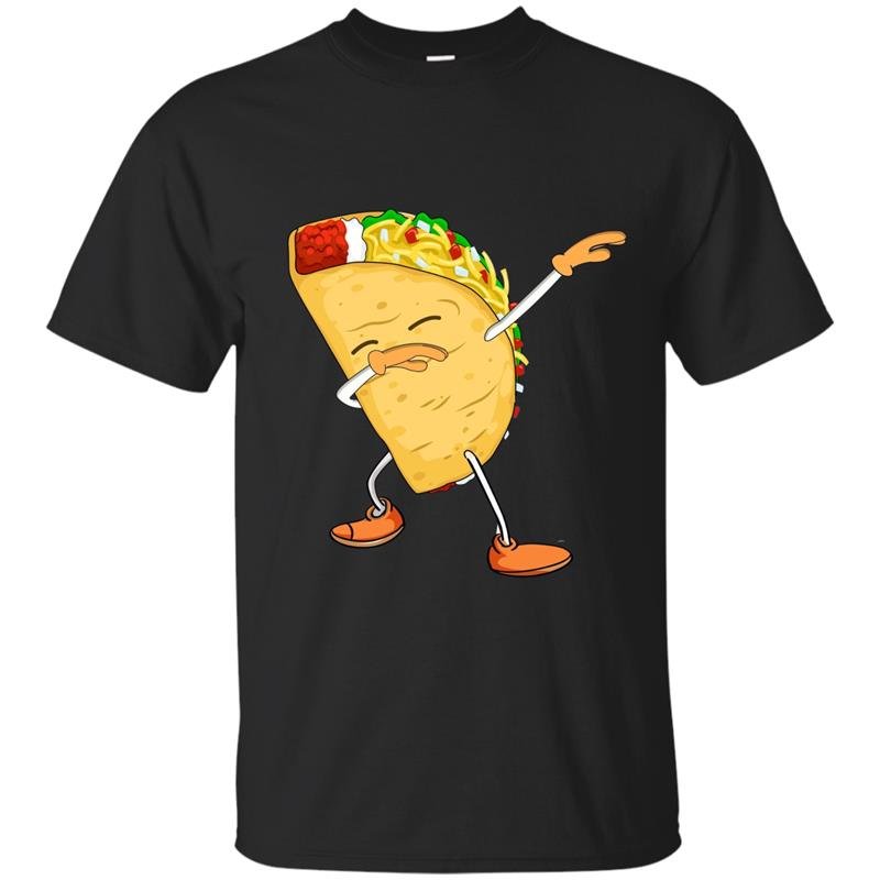 Kids dabbing taco t-shirt mexican