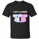 Lets cuddle cute koala t-shirt