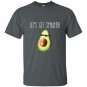 Lets get smashed cool avocado deal with it t-shirt vegan