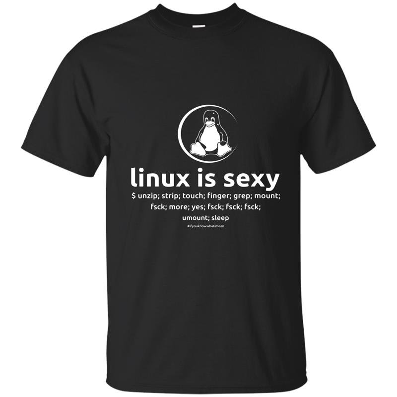Linux t-shirt linux is sexy by linux
