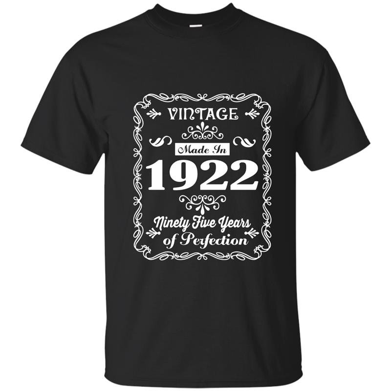 Made in 1922 t-shirt 95th birthday gift