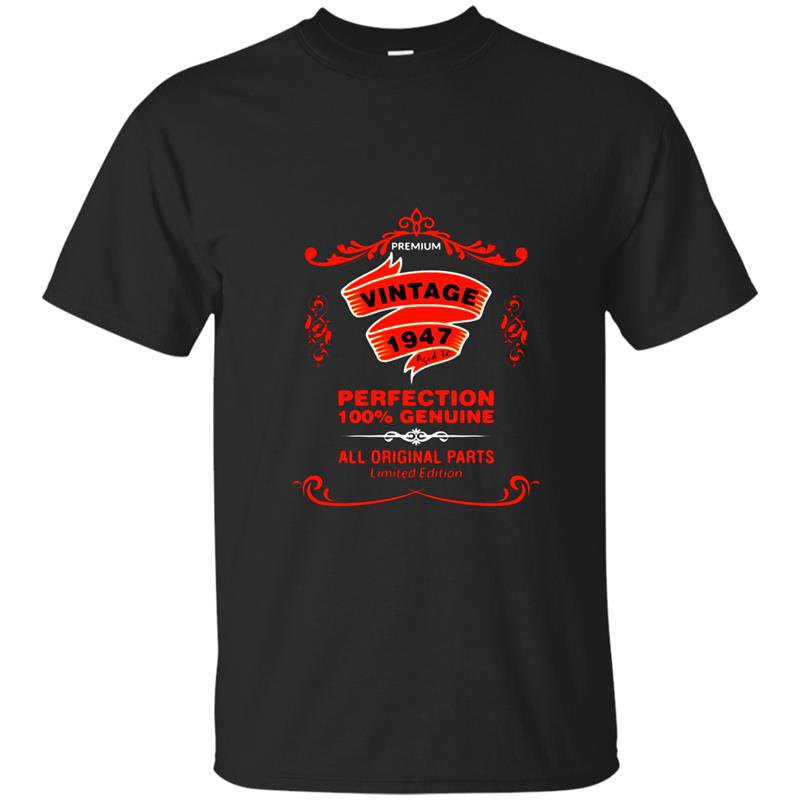 Made in 1947 70th birthday 70 years old gift t-shirt