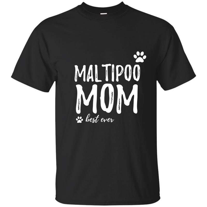 Maltipoo mom t-shirt funny gift for dog mom