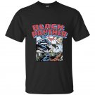 Marvel black panther retro comic stacked panel art t-shirt
