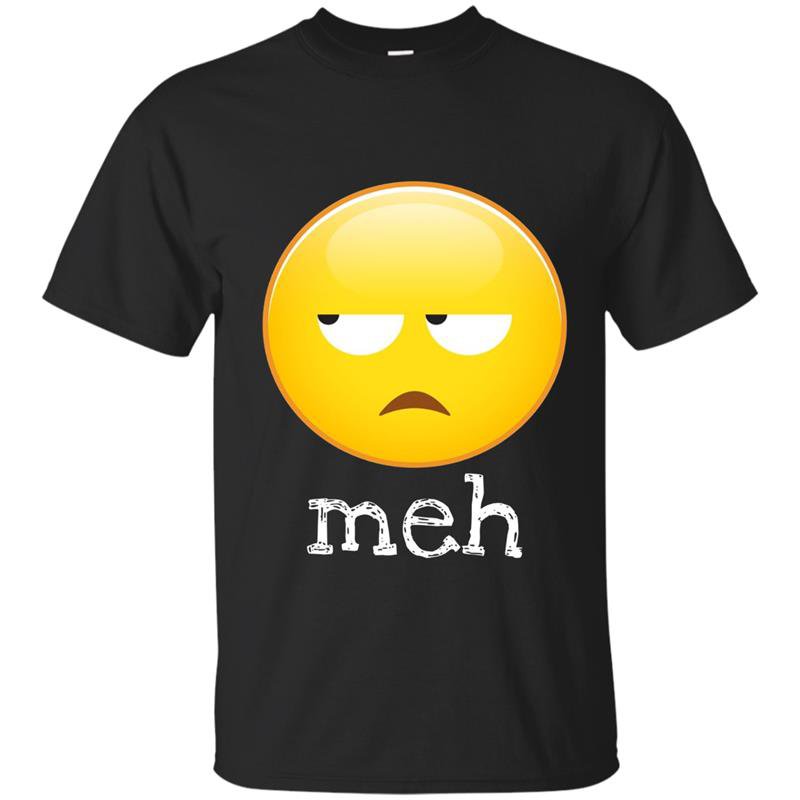 Meh bored emoji face t-shirt