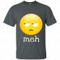 Meh bored emoji face t-shirt