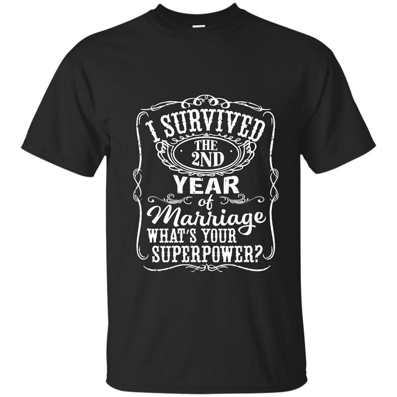 Mens anniversary gift 2nd marriage t-shirt