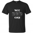 Mens best dad ever guitar t-shirt funny guitarist musician tee