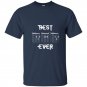 Mens best dad ever guitar t-shirt funny guitarist musician tee