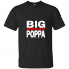 Mens big poppa hip hop dad fathers day t-shirt