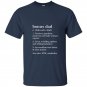 Mens bonus dad definition t-shirt funny meaning step father gift