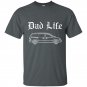Mens dad life minivan funny gangsta t-shirt for men