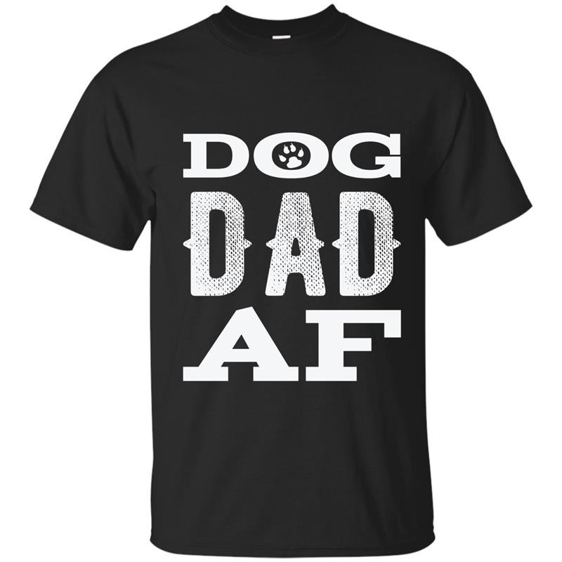 Mens dog dad af t-shirt