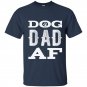 Mens dog dad af t-shirt
