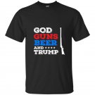 Mens god guns beer and trump 2nd amendment 4th of july t-shirt