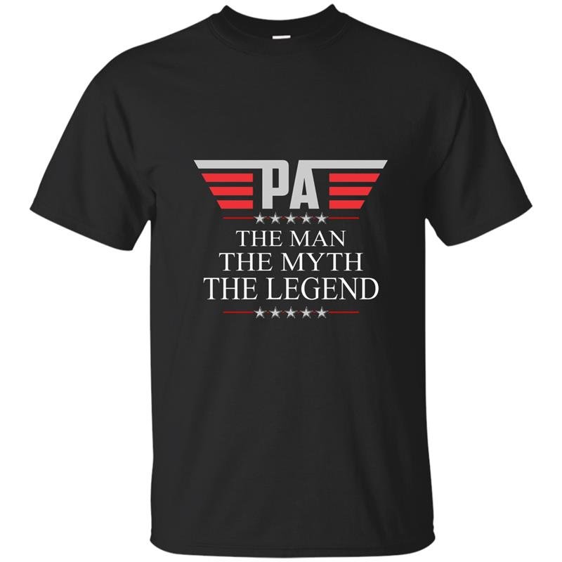 Mens pa the man the myth the legend fathers day t-shirt