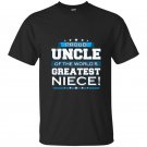 Mens proud uncle of the worlds greatest niece uncle gift t-shirt