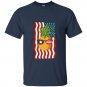 Merica sunglasses flag pineapple t-shirt 4th of july patriots