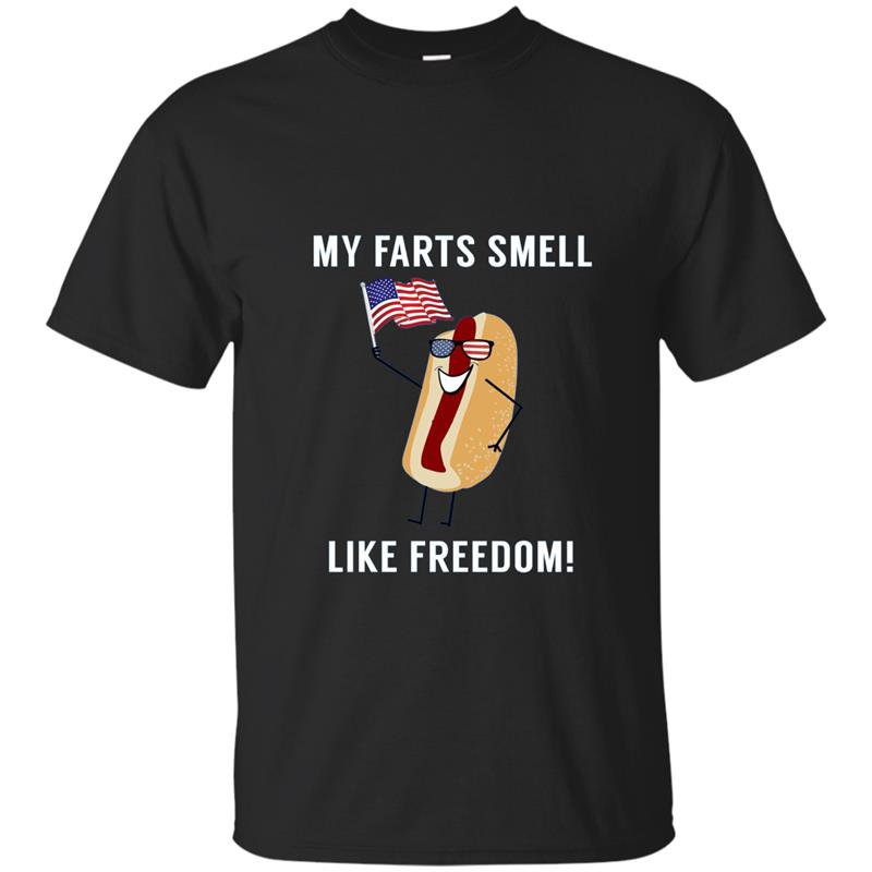 My farts smell like freedom funny patriotic t-shirt