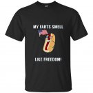 My farts smell like freedom funny patriotic t-shirt