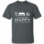 My jeep xj cherokee makes me happy you not so much mens t-shirt