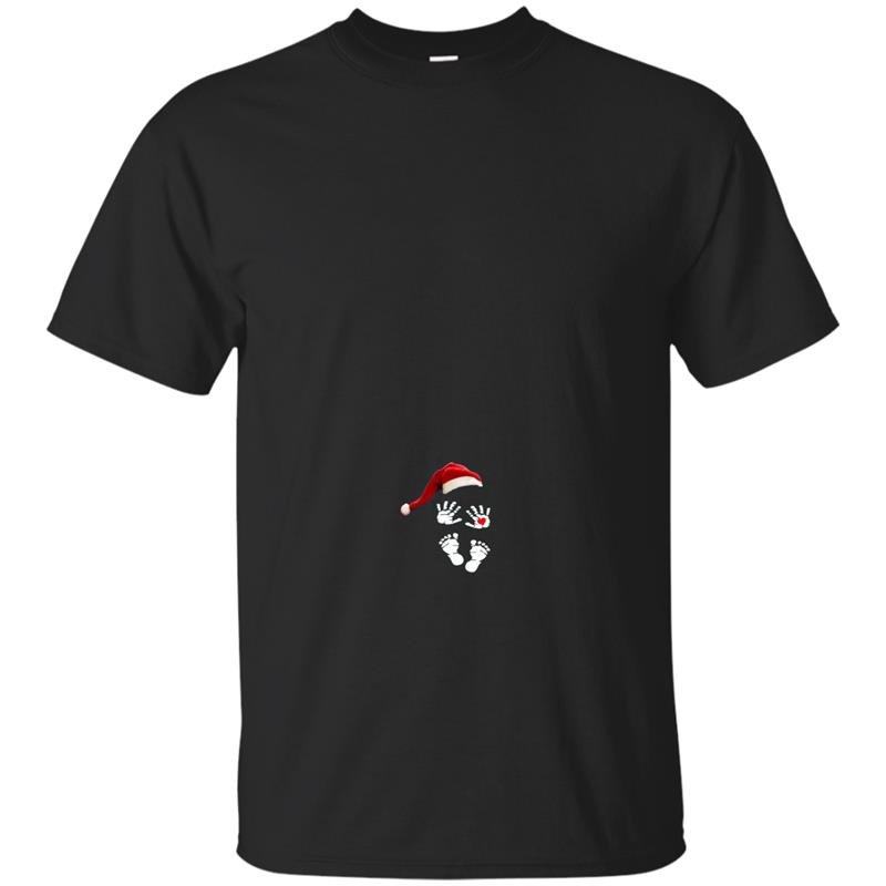 New baby bump first christmas 2016 pregnancy t-shirt