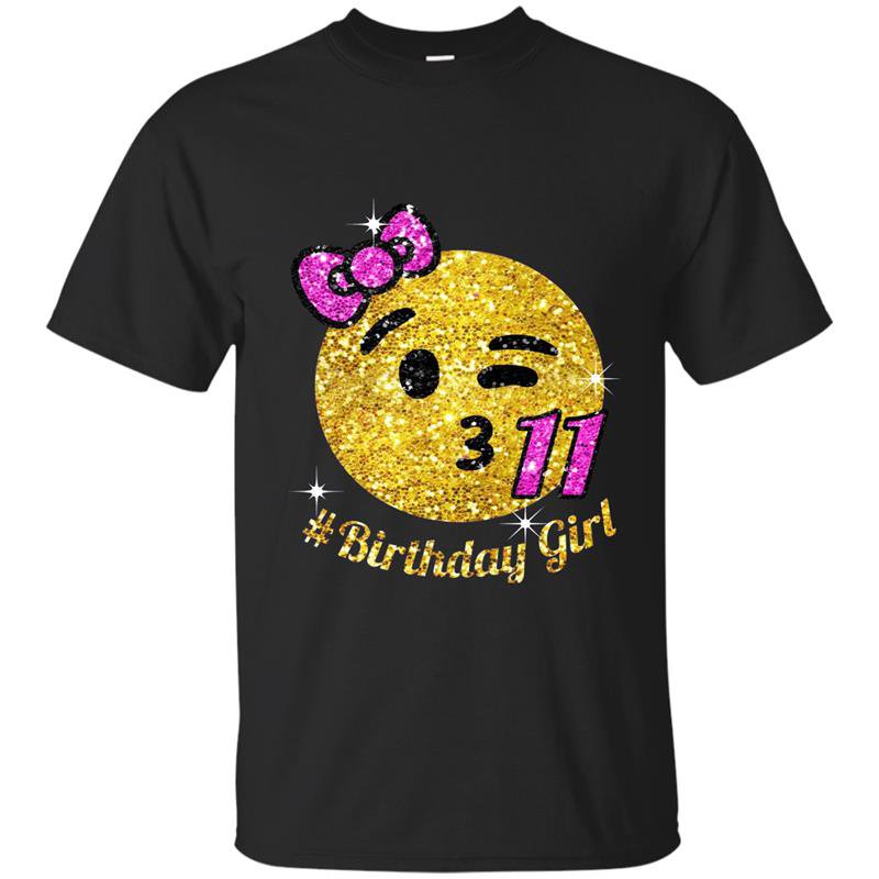 OMG It's My Birthday Emoji Shirt - Girls 11th Birthday Shirt