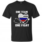 One team one fight nurse support police firefighter t-shirt