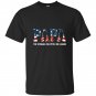 Papa the veteran the myth the legend grandpa gift men t-shirt