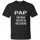 Pap the man the myth the legend grandpa gift men t-shirt