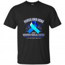 Peace love and hope pulmonary hypertension awareness t-shirt