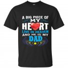 Piece of my heart in heaven dad guardian angel t-shirt gift