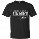 Pride military proud to be an air force aunt t-shirt