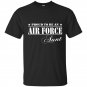 Pride military proud to be an air force aunt t-shirt