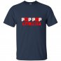 Promoted to pop pop est 2017 funny gift for new grandpa t-shirt