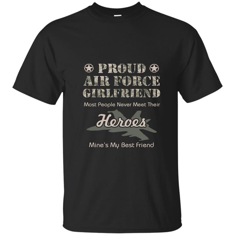 Proud air force girlfriend t-shirt air force