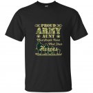 Proud army aunt t-shirt memorial day
