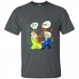 Pythagoras fights einstein c2 t-shirt funny science tee gift