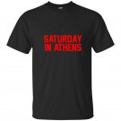 Saturday in athens football t-shirt for game day