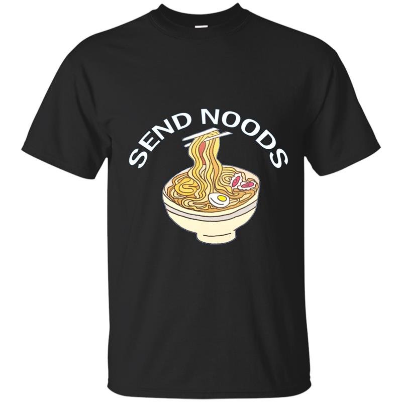 Send noods t-shirt cup noodles for being home alone tee