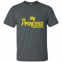 Softball my princess wears cleats t-shirt
