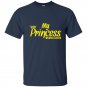 Softball my princess wears cleats t-shirt