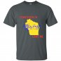 Somebody in wisconsin loves me state t-shirt