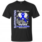 Supporting my daughter juvenile arthritis awareness t-shirt