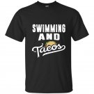 Swimming and tacos funny sports swimmer taco lover t-shirt